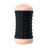 Двухсторонний мастурбатор JOS JANICE в черном цилиндре - JOS - в Березниках купить с доставкой