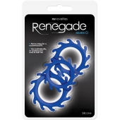 Набор из 3 синих эрекционных колец Renegade Gears - NS Novelties - в Березниках купить с доставкой