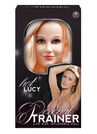 Надувная кукла с вибрацией и 2 любовными отверстиями Hot Lucy Lifesize Love Doll - NMC - в Березниках купить с доставкой