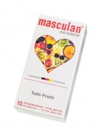 Жёлтые презервативы Masculan Ultra Tutti-Frutti с фруктовым ароматом - 10 шт. - Masculan - купить с доставкой в Березниках