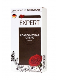 Гладкие презервативы Expert  Классическая опера  - 12 шт. - Expert - купить с доставкой в Березниках