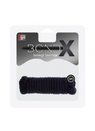 Чёрная веревка для связывания BONDX LOVE ROPE - 5 м. - Dream Toys - купить с доставкой в Березниках