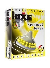 Презерватив LUXE  Exclusive  Кричащий банан  - 1 шт. - Luxe - купить с доставкой в Березниках