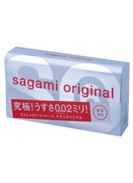 Ультратонкие презервативы Sagami Original - 6 шт. - Sagami - купить с доставкой в Березниках