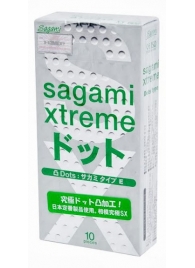 Презервативы Sagami Xtreme Type-E с точками - 10 шт. - Sagami - купить с доставкой в Березниках