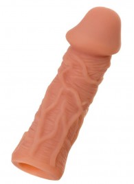 Телесная реалистичная насадка KOKOS Extreme Sleeve 05 с дополнительной стимуляцией - 12,7 см. - KOKOS - в Березниках купить с доставкой