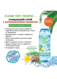 Очищающий спрей для игрушек CLEAR TOY Tropic - 100 мл. - Биоритм - купить с доставкой в Березниках