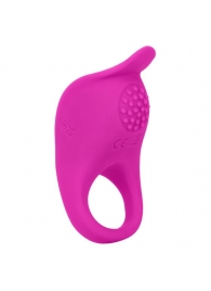 Ярко-розовое эрекционное виброкольцо Silicone Rechargeable Teasing Enhancer - California Exotic Novelties - в Березниках купить с доставкой