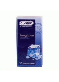 Презервативы с продлевающей смазкой Contex Long Love - 12 шт. - Contex - купить с доставкой в Березниках