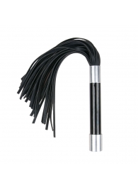 Черная плеть Easytoys Flogger With Metal Grip - 38 см. - Easy toys - купить с доставкой в Березниках