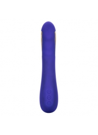 Фиолетовый вибратор с электростимуляцией Intimate E-Stimulator Petite Wand - 18,5 см. - California Exotic Novelties - купить с доставкой в Березниках