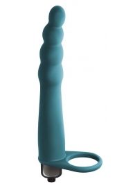 Зеленая вибронасадка для двойного проникновения Bramble - 16,5 см. - Lola Games - купить с доставкой в Березниках