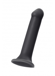 Черный фаллос на присоске Silicone Bendable Dildo XL - 20 см. - Strap-on-me - купить с доставкой в Березниках