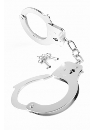 Металлические серебристые наручники Designer Metal Handcuffs - Pipedream - купить с доставкой в Березниках