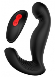 Черный вибромассажер простаты SWIRLING P-PLEASER - Dream Toys - в Березниках купить с доставкой