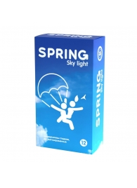 Ультратонкие презервативы SPRING SKY LIGHT - 12 шт. - SPRING - купить с доставкой в Березниках