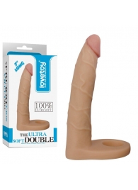 Телесная насадка-фаллоимитатор для двойного проникновения - 17 см. - Lovetoy - купить с доставкой в Березниках