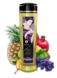 Массажное масло Libido Exotic Fruits с ароматом экзотических фруктов - 240 мл. - Shunga - купить с доставкой в Березниках