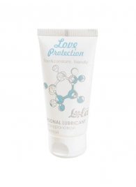 Увлажняющий лубрикант на водной основе Love Protection - 50 мл. - Lola Games - купить с доставкой в Березниках