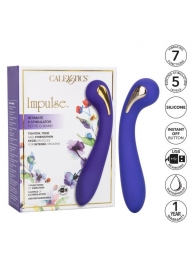 Фиолетовый вибромассажер с электростимуляцией Intimate Estim Petite G Wand - 19 см. - California Exotic Novelties - купить с доставкой в Березниках