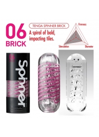 Мастурбатор SPINNER Brick - Tenga - в Березниках купить с доставкой