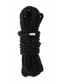 Черная веревка для шибари DELUXE BONDAGE ROPE - 5 м. - Dream Toys - купить с доставкой в Березниках