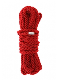 Красная веревка для шибари DELUXE BONDAGE ROPE - 5 м. - Dream Toys - купить с доставкой в Березниках