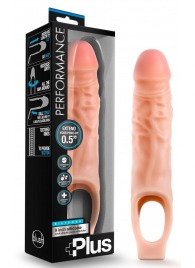 Телесный реалистичный фаллоудлинитель 9 Inch Silicone Cock Sheath Penis Extender - 22,86 см. - Blush Novelties - в Березниках купить с доставкой