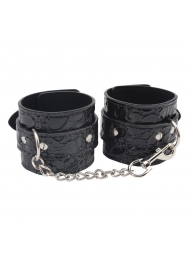 Черные наручники Be good Wrist Cuffs - Chisa - купить с доставкой в Березниках