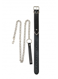 Черный ошейник с поводком Wild - Lola Games - купить с доставкой в Березниках