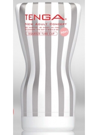 Мастурбатор TENGA Squeeze Tube Cup Soft - Tenga - в Березниках купить с доставкой