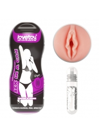 Телесный мастурбатор-вагина Sex In A Can Vagina Stamina Tunnel - Lovetoy - в Березниках купить с доставкой