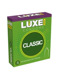 Гладкие презервативы LUXE Royal Classic - 3 шт. - Luxe - купить с доставкой в Березниках