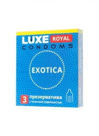 Текстурированные презервативы LUXE Royal Exotica - 3 шт. - Luxe - купить с доставкой в Березниках