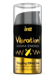 Жидкий интимный гель с эффектом вибрации Vibration! Vodka Energy - 15 мл. - INTT - купить с доставкой в Березниках