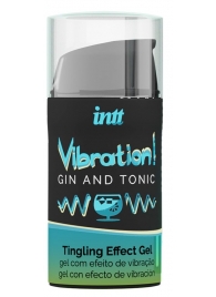 Жидкий интимный гель с эффектом вибрации Vibration! Gin   Tonic - 15 мл. - INTT - купить с доставкой в Березниках