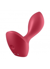 Красный вибромассажёр простаты Satisfyer Backdoor Lover - 14 см. - Satisfyer - в Березниках купить с доставкой