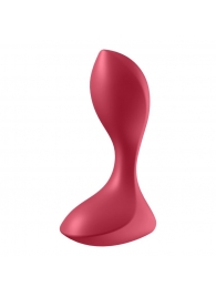 Красный вибромассажёр простаты Satisfyer Backdoor Lover - 14 см. - Satisfyer - в Березниках купить с доставкой
