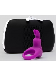 Фиолетовое эрекционное виброкольцо Happy Rabbit Cock Ring Kit - Happy Rabbit - в Березниках купить с доставкой