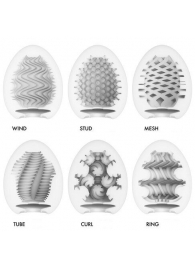Набор из 6 мастурбаторов Tenga EGG IV с различным рельефом - Tenga - в Березниках купить с доставкой