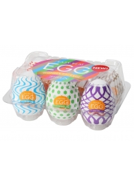 Набор из 6 мастурбаторов Tenga EGG IV с различным рельефом - Tenga - в Березниках купить с доставкой