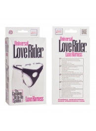 Трусы для страпона с универсальным креплением Universal Love Rider Luxe Harness - California Exotic Novelties - купить с доставкой в Березниках