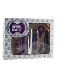 Набор фиолетовых стимуляторов Imperial Rabbit Kit - Toy Joy - купить с доставкой в Березниках