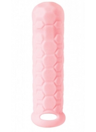 Розовый фаллоудлинитель Homme Long - 15,5 см. - Lola Games - в Березниках купить с доставкой