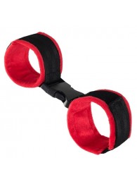 Красно-черные велюровые оковы Anonymo - ToyFa - купить с доставкой в Березниках