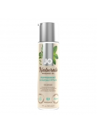 Массажное масло с ароматом перечной мяты и эвкалипта JO Naturals Peppermint   Eucalyptus - 120 мл. - System JO - купить с доставкой в Березниках