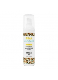 Разогревающее массажное масло с ароматом пина колада Gourmet Pina Colada - 50 мл. - Exsens - купить с доставкой в Березниках