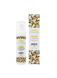Разогревающее массажное масло с ароматом пина колада Gourmet Pina Colada - 50 мл. - Exsens - купить с доставкой в Березниках