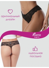 Стильные кружевные трусики-стринги + презервативы - Arlette Lingerie купить с доставкой