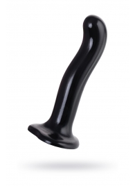 Черный стимулятор для пар P G-Spot Dildo Size M - 18 см. - Strap-on-me - в Березниках купить с доставкой